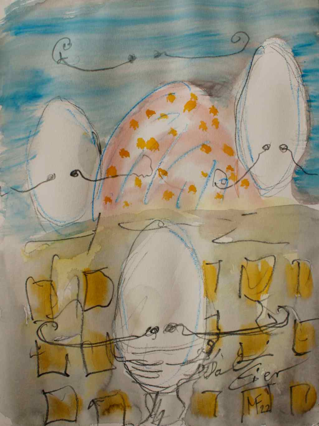 Four more watercolors from a trip to the&nbsp;Pyrenees